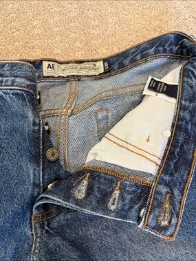 American Eagle Outfitters Medium Blue Straight Leg Jeans